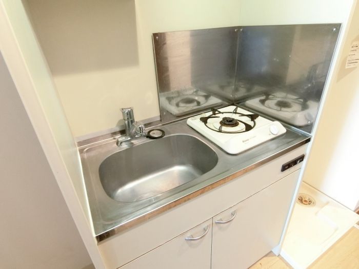 ブロックキッチン 150センチ 賃貸物件 シンク